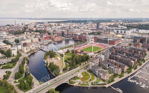 Preview: Aerial view of Tampere