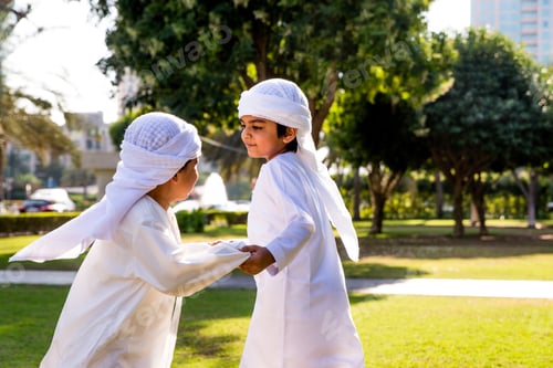 Preview: Group of middle eastern kids in Dubai