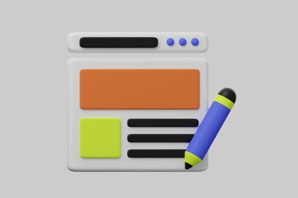 Preview: Cartoon interface with pencil