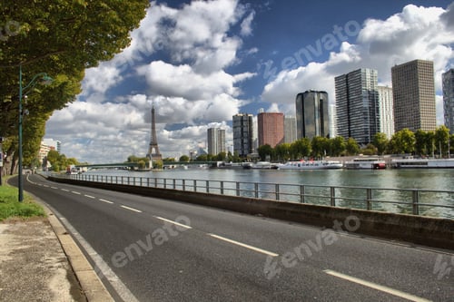 Preview: Skyscrapers near Eiffel Tower in Paris