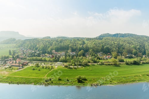 Preview: Germany, provincial town on Elbe river