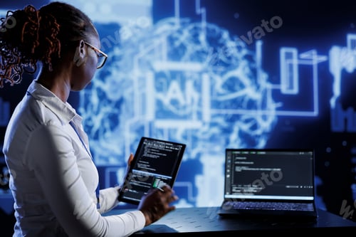 Preview: IT professional updating AI systems