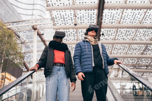 Preview: Two friends explore virtual realities in an urban setting.