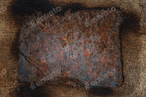 Preview: Burned Canvas- Charred Piece Of Cloth