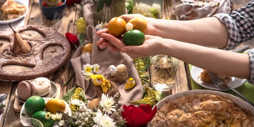 Preview: Home Holiday friends or family at the festive table