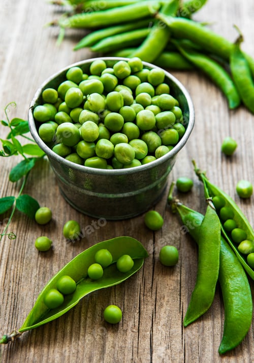 Preview: Pods of green peas