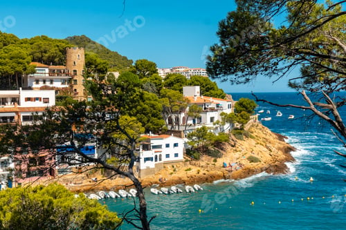 Preview: Coastal municipality of Sa Tuna on the coast of Begur in summer, Girona