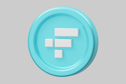 Vista previa: Objeto abstracto con cuatro rectángulos blancos.