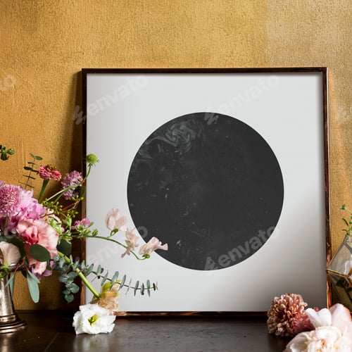 Preview: Blank frame against a wall