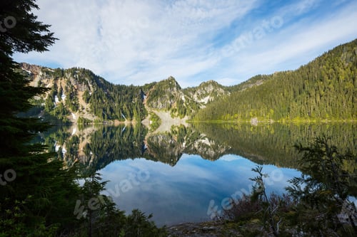 Preview: Mountains lake