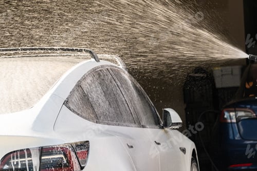 Preview: Eco-Friendly Cleaning: Washing an Electric Car at Home