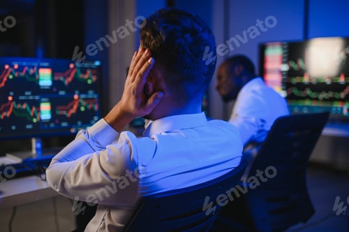 Preview: Intraday trader angry over loss in stock market investment while trading.