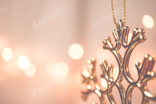 Preview: Christmas Decorations And Blank Space For Christmas And New Year Background