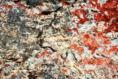 Preview: Old bricks wall pattern. Medieval stone wall. Background, texture