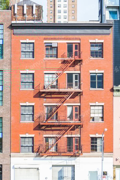 Preview: Typical Fire Escape in New York Buildings