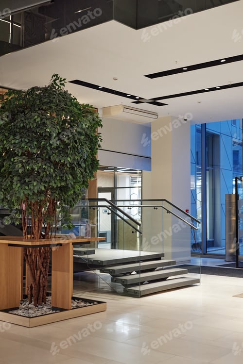 Preview: Hotel Lobby with Stairway