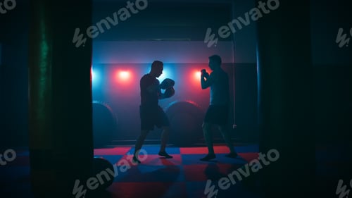 Preview: Boxing fight in the gym