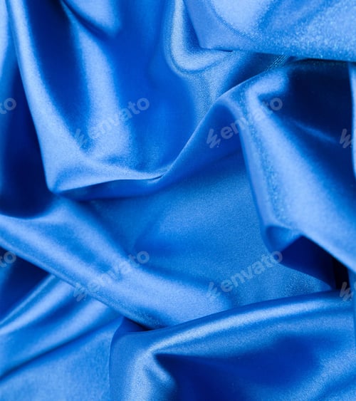 Preview: Blue silk close up background