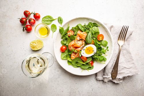 Preview: Healthy home made salad.