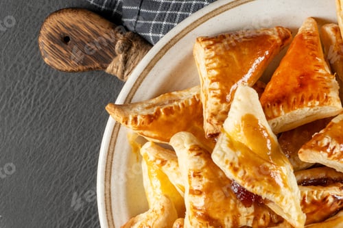 Preview: Puff pastry cookies with fruit filling