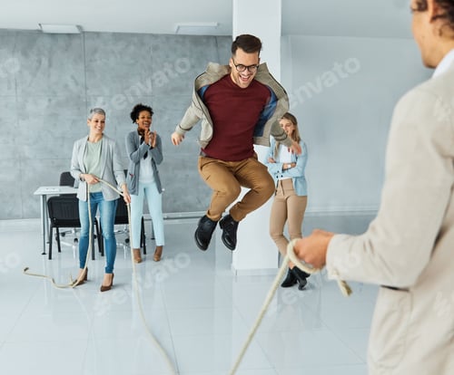 Preview: Young people during a meeting in the office