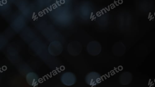 Preview: blurred light elements on the stage.