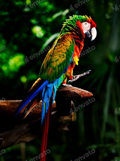 Preview: bird, parrot, Scarlet, Macaw