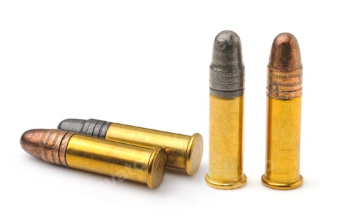 Preview: bullet isolated on white background