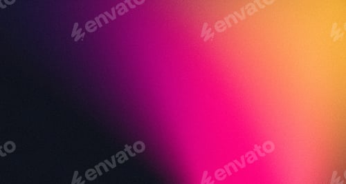 Preview: Pink orange vibrant color gradient dark grainy background abstract header poster noise texture