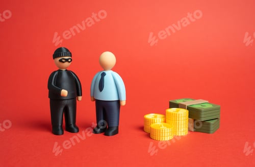 Preview: Criminals are trying to cheat a businessman out of money. Financial manipulation