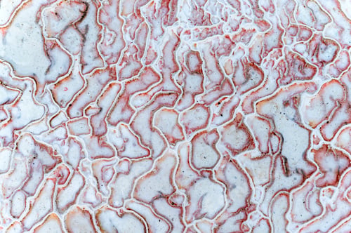 Preview: Close up abstract macro texture of travertine in Pamukkale