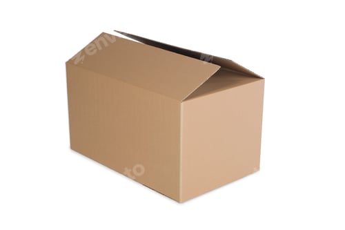 Preview: Closed cardboard box, ready for transport