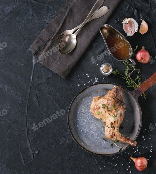 Preview: Stewed rabbit with vegetables