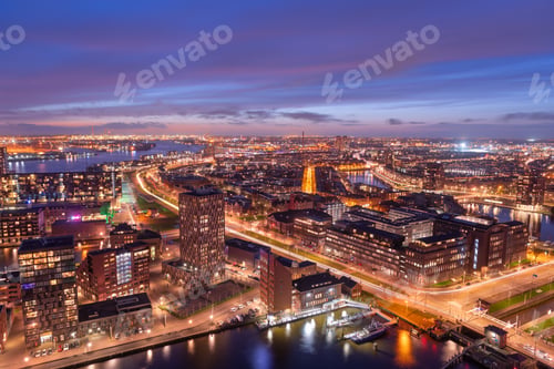 Preview: Rotterdam, Netherlands Skyline