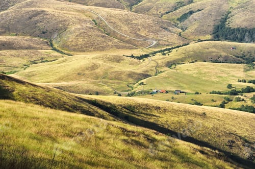 Preview: Scenic rural landscape with green hills. Zlatibor, Serbia
