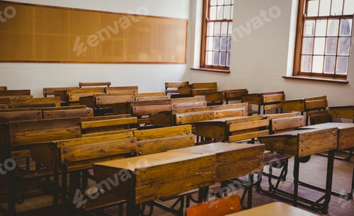 Preview: Empty Classroom At The Elementary School