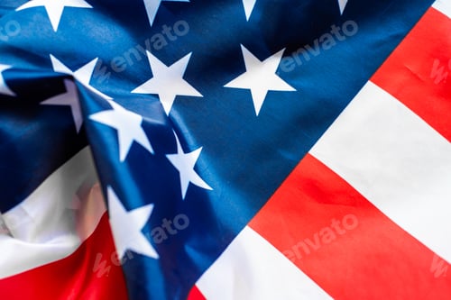 Preview: American Flag Abstract with Stripes and Stars