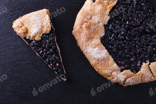 Preview: Galette with blueberries Sweet pastries