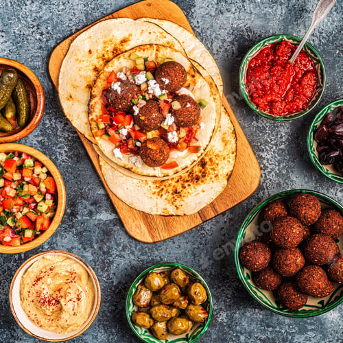Preview: Falafel - traditional dish of Israeli and Middle Eastern cuisine