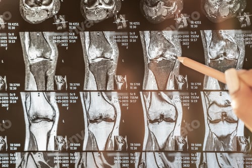 Preview: Magnetic resonance imaging of human knee joint for medical diagnosis