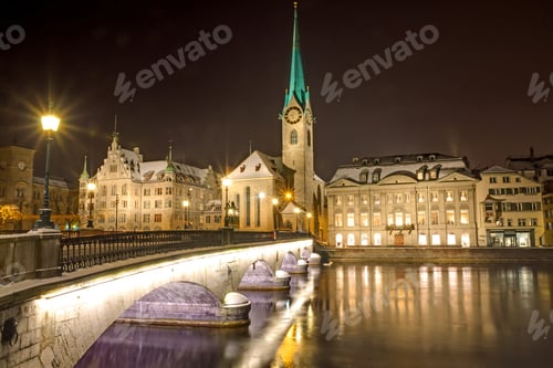 Preview: Nightscene in Zurich