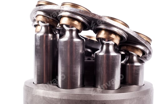 Preview: Pistons Assembly on White