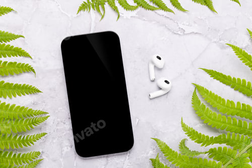 Preview: Smartphone with blank scree