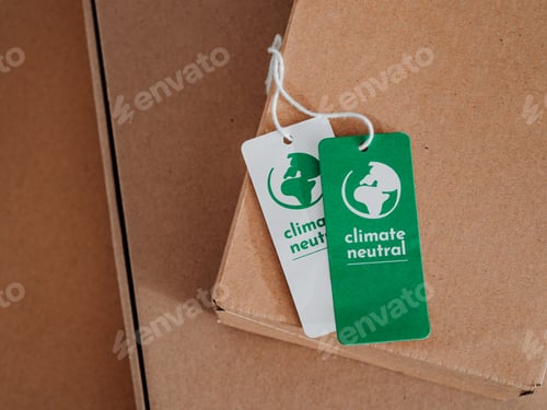 Preview: Climate neutral and carbon label concept