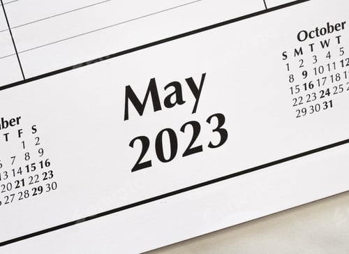 Preview: Overhead closeup view of May 2023