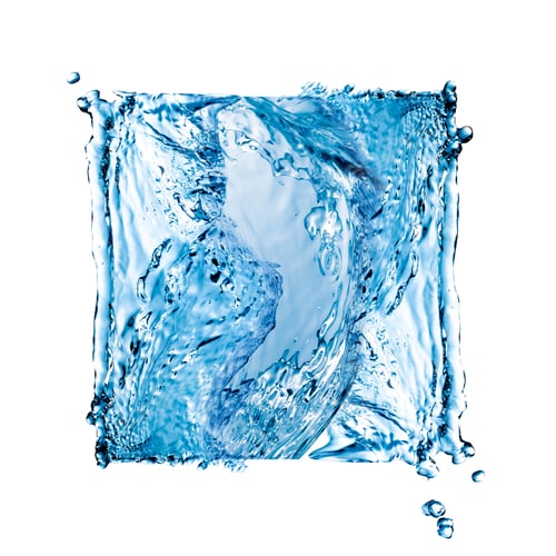 Preview: Square made of flowing liquid