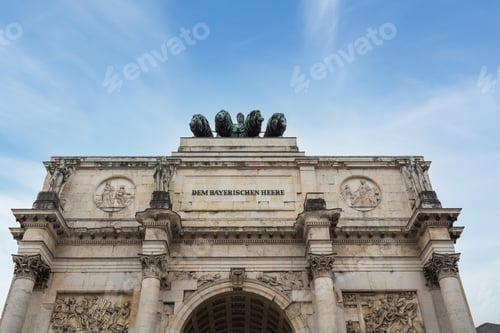 Preview: Siegestor (Victory Gate) - Munich, Bavaria, Germany