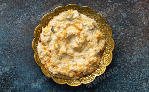 Preview: Baba Ganoush - traditional Turkish meze of yoghurt and roasted aubergine