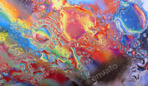 Preview: Background Of Bright Water On The Glass Abstraction