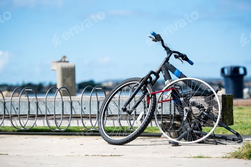 Preview: Bicycle parked in a special parking lot
